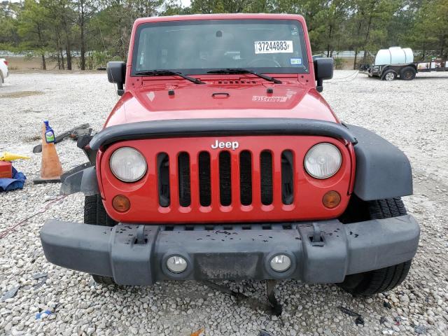 1J4BA3H1XAL198231 - 2010 JEEP WRANGLER U SPORT წითელი ფოტო 5