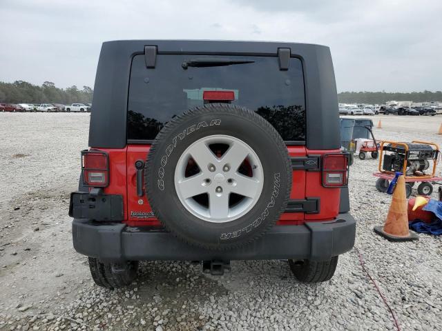 1J4BA3H1XAL198231 - 2010 JEEP WRANGLER U SPORT წითელი ფოტო 6