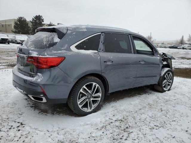 5FRYD4H81HB016602 - 2017 ACURA MDX ADVANCE GRAY photo 3