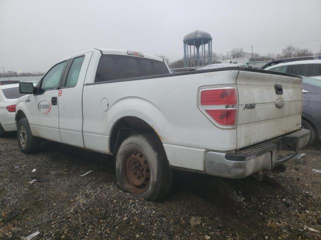 1FTEX1CM2BFB40167 - 2011 FORD F150 SUPER CAB WHITE photo 2