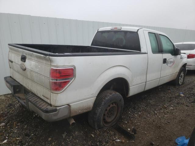 1FTEX1CM2BFB40167 - 2011 FORD F150 SUPER CAB WHITE photo 3