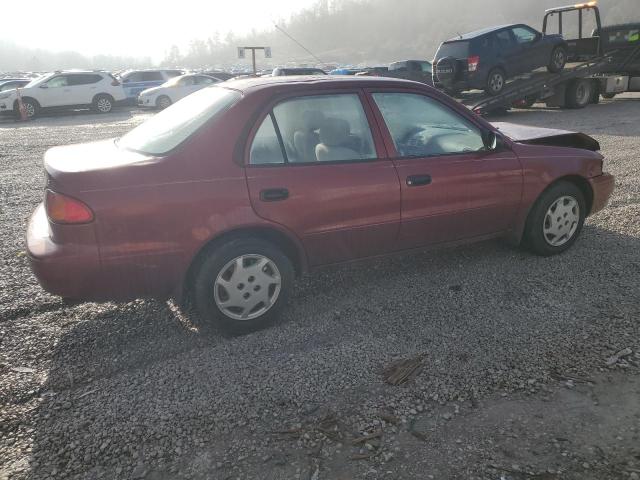 2T1BR12E8YC275288 - 2000 TOYOTA COROLLA VE MAROON photo 3