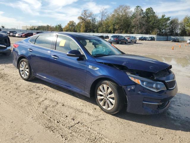 5XXGU4L35GG102418 - 2016 KIA OPTIMA EX BLUE photo 4