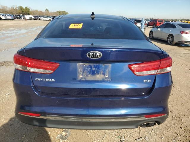 5XXGU4L35GG102418 - 2016 KIA OPTIMA EX BLUE photo 6