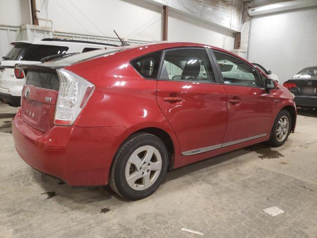 JTDKN3DU4B1473907 - 2011 TOYOTA PRIUS RED photo 3