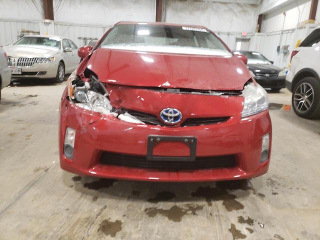 JTDKN3DU4B1473907 - 2011 TOYOTA PRIUS RED photo 5