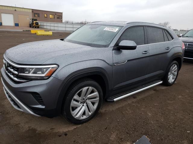 1V21E2CAXLC223542 - 2020 VOLKSWAGEN ATLAS CROS SE ლურჯი ფოტო 1