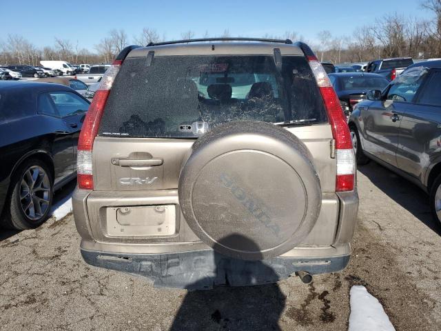 JHLRD78956C001940 - 2006 HONDA CR-V SE TAN photo 6