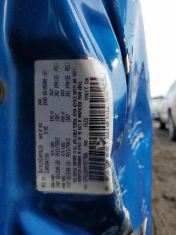 1B7GL22XXYS577601 - 2000 DODGE DAKOTA BLUE photo 12