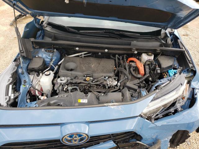 4T3T6RFV7NU068656 - 2022 TOYOTA RAV4 SE BLUE photo 12