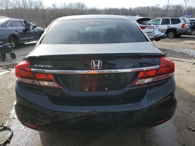 19XFB2F55FE110464 - 2015 HONDA CIVIC LX BLACK photo 6