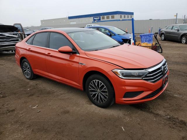 3VWEB7BU4KM259743 - 2019 VOLKSWAGEN JETTA SEL ORANGE photo 4