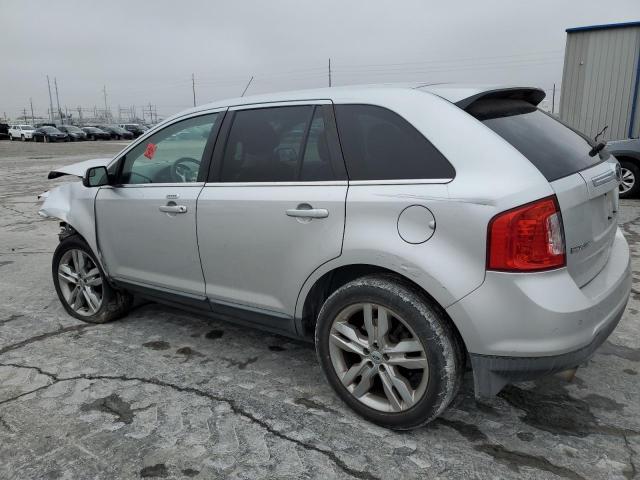 2FMDK3KC1DBA14459 - 2013 FORD EDGE LIMITED SILVER photo 2