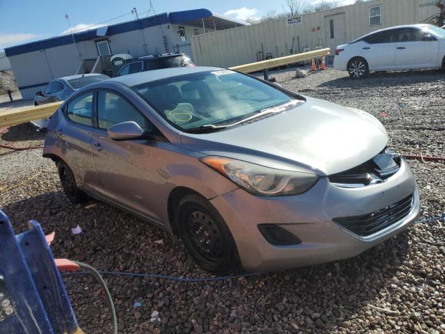 KMHDH4AE5CU398620 - 2012 HYUNDAI ELANTRA GLS SILVER photo 4