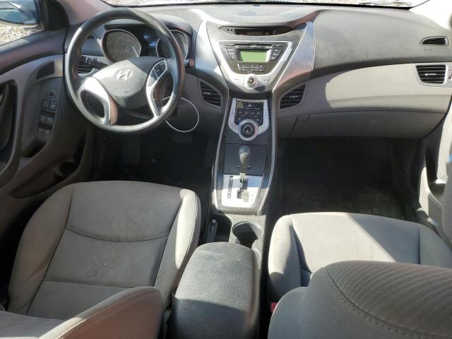 KMHDH4AE5CU398620 - 2012 HYUNDAI ELANTRA GLS SILVER photo 8