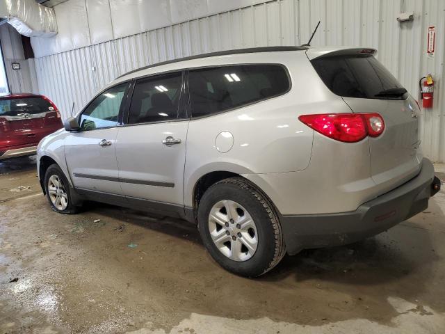 1GNLREED0AS130501 - 2010 CHEVROLET TRAVERSE LS SILVER photo 2