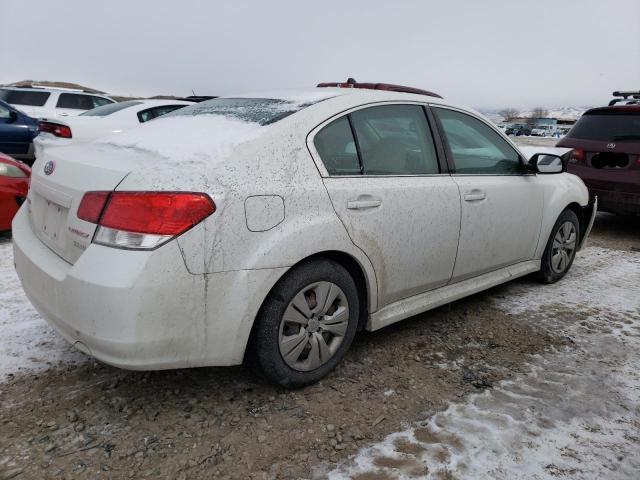 4S3BMBA69C3038177 - 2012 SUBARU LEGACY 2.5I WHITE photo 3