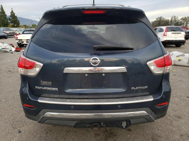 5N1AR2MN5EC608755 - 2014 NISSAN PATHFINDER S BLUE photo 6