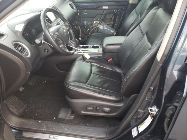 5N1AR2MN5EC608755 - 2014 NISSAN PATHFINDER S BLUE photo 7