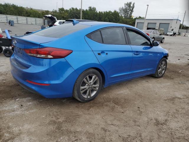 KMHD84LFXHU178421 - 2017 HYUNDAI ELANTRA SE BLUE photo 3