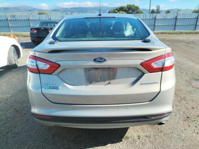 3FA6P0SU9FR147549 - 2015 FORD FUSION TITANIUM PHEV GOLD photo 6