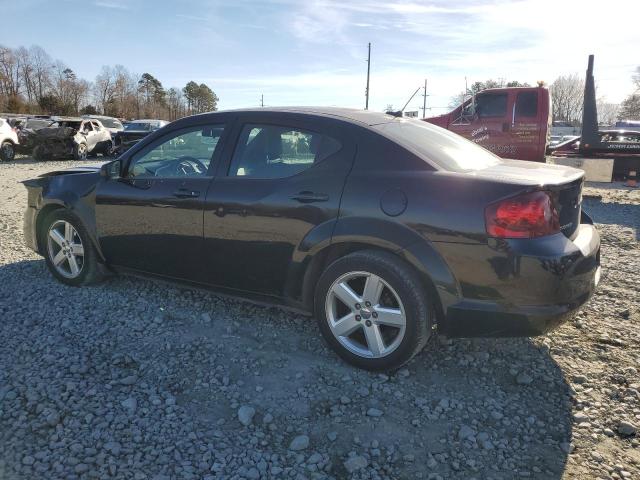 1C3CDZABXDN531144 - 2013 DODGE AVENGER SE BLACK photo 2