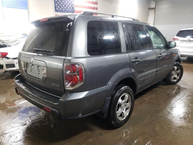 5FNYF18538B040402 - 2008 HONDA PILOT EXL GRAY photo 3