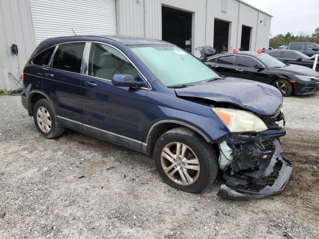 5J6RE3H70AL004572 - 2010 HONDA CR-V EXL BLUE photo 4