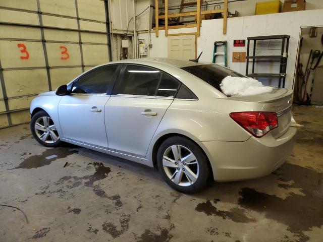 1G1P75SZ8E7452420 - 2014 CHEVROLET CRUZE SILVER photo 2