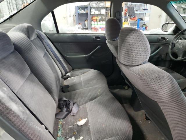 2HGEJ661XYH577634 - 2000 HONDA CIVIC BASE SILVER photo 10