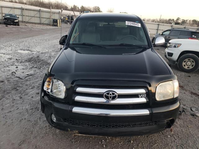 5TBET341X6S547082 - 2006 TOYOTA TUNDRA DOUBLE CAB SR5 BLACK photo 5