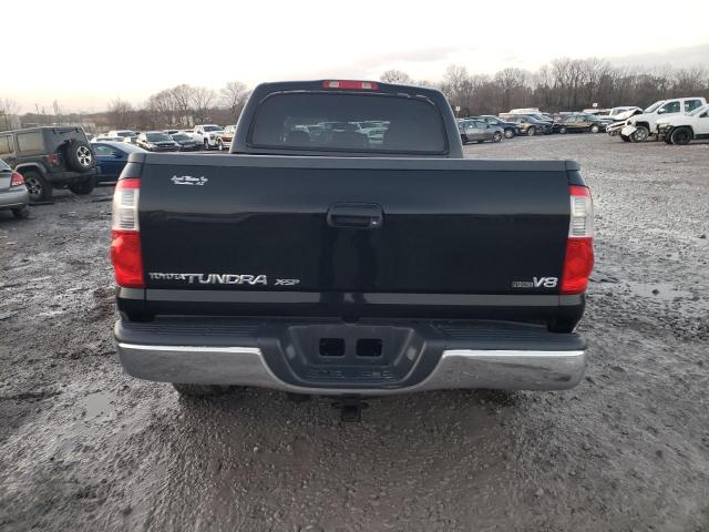 5TBET341X6S547082 - 2006 TOYOTA TUNDRA DOUBLE CAB SR5 BLACK photo 6
