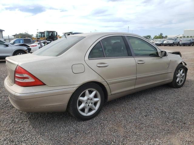 WDBRF64JX2E007599 - 2002 MERCEDES-BENZ C 320 BEIGE photo 3