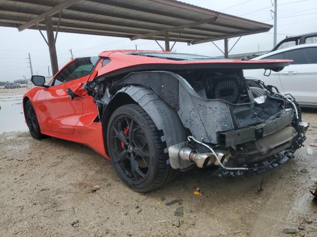 1G1Y82D42L5118541 - 2020 CHEVROLET CORVETTE STINGRAY 3LT RED photo 2