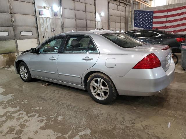 1HGCM56857A101911 - 2007 HONDA ACCORD EX GRAY photo 2