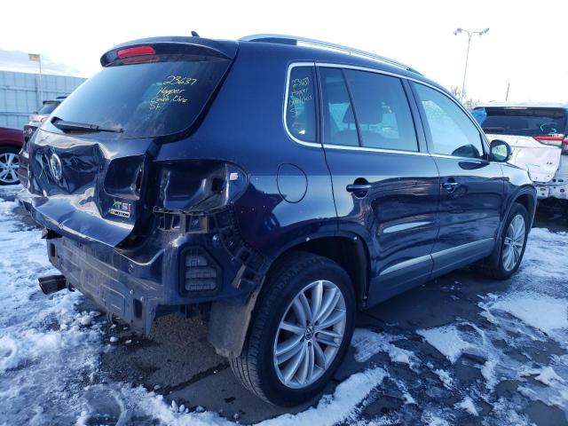 WVGBV7AX7GW614092 - 2016 VOLKSWAGEN TIGUAN S BLUE photo 3