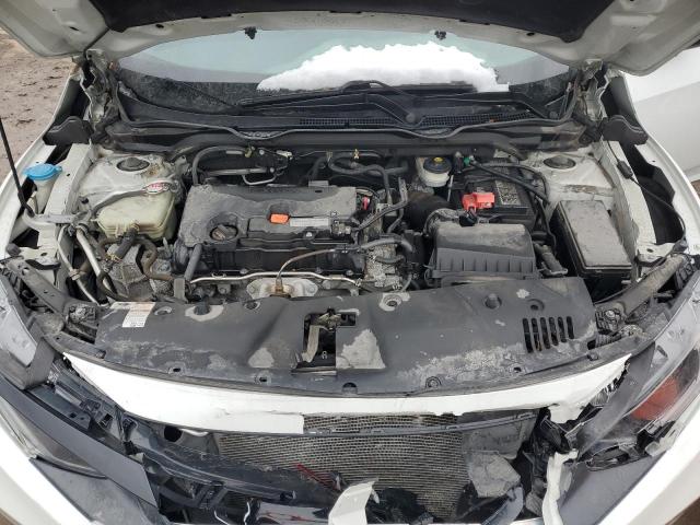 2HGFC2F73KH012483 - 2019 HONDA CIVIC EX WHITE photo 11