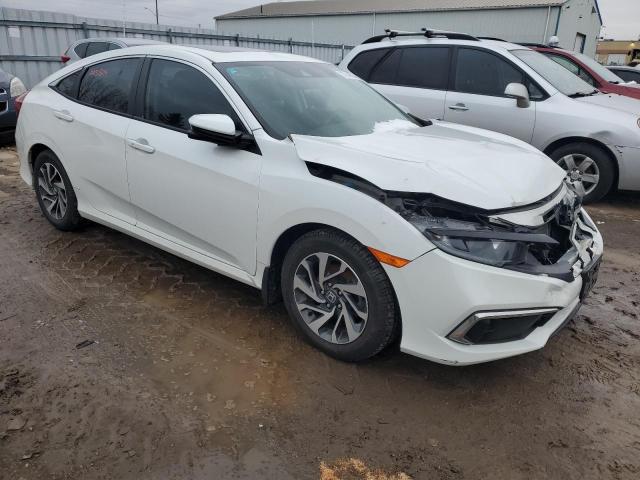 2HGFC2F73KH012483 - 2019 HONDA CIVIC EX WHITE photo 4