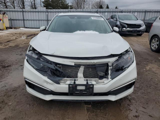 2HGFC2F73KH012483 - 2019 HONDA CIVIC EX WHITE photo 5