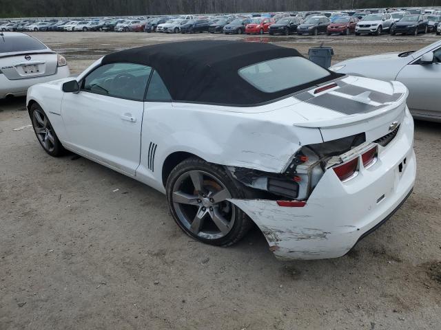 2G1FG3DD3B9199907 - 2011 CHEVROLET CAMARO LT WHITE photo 2