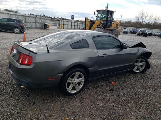 1ZVBP8AN8A5153787 - 2010 FORD MUSTANG GRAY photo 3