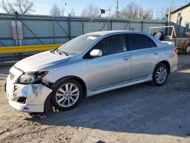 1NXBU4EE9AZ285666 - 2010 TOYOTA COROLLA BASE GRAY photo 1
