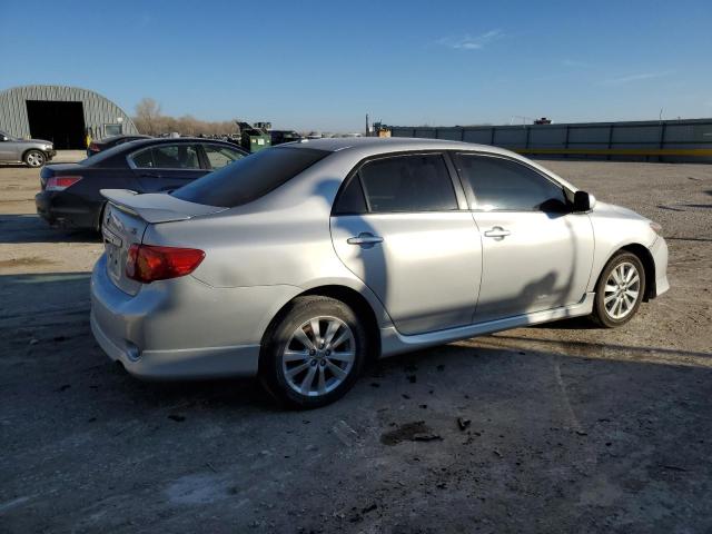 1NXBU4EE9AZ285666 - 2010 TOYOTA COROLLA BASE GRAY photo 3