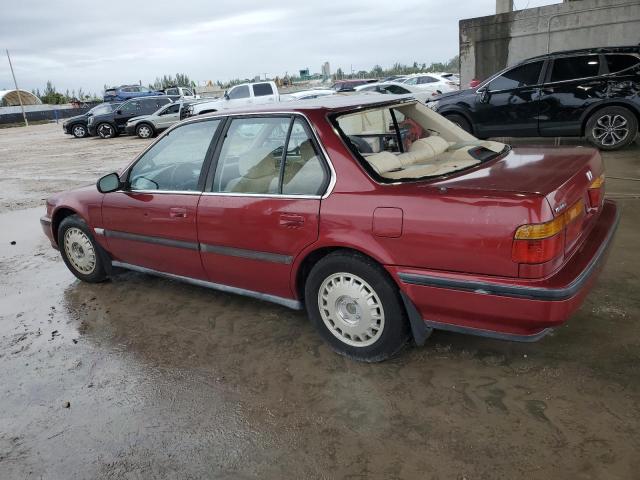 1HGCB7652LA016297 - 1990 HONDA ACCORD LX BURGUNDY photo 2