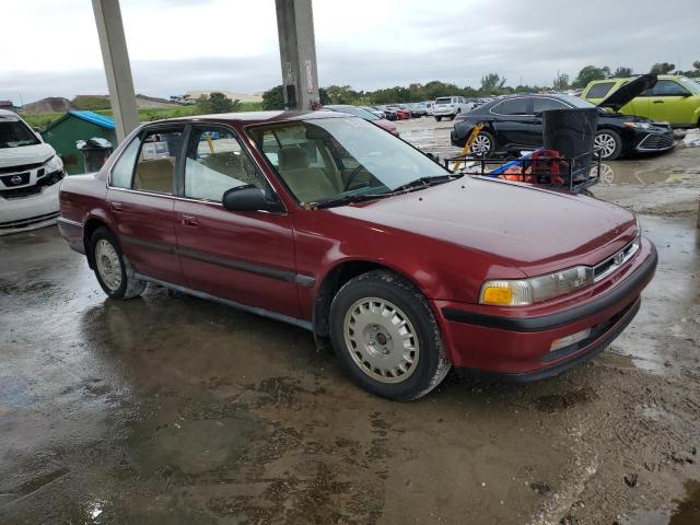 1HGCB7652LA016297 - 1990 HONDA ACCORD LX BURGUNDY photo 4