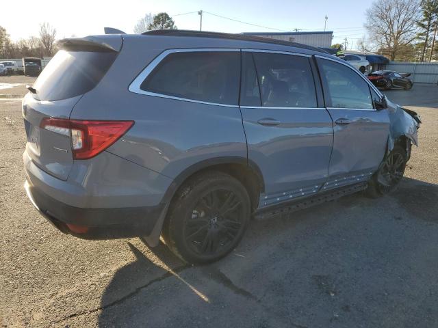 5FNYF5H22NB026709 - 2022 HONDA PILOT SE GRAY photo 3