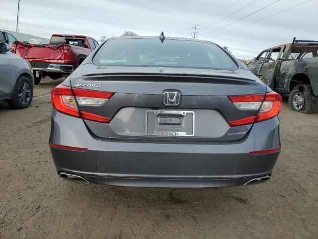 1HGCV1F35LA142236 - 2020 HONDA ACCORD SPORT GRAY photo 6