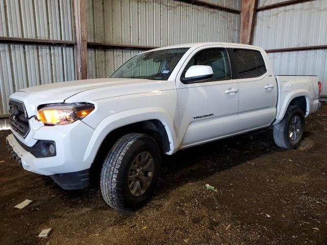 3TMAZ5CN0JM064245 - 2018 TOYOTA TACOMA DOUBLE CAB WHITE photo 1