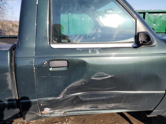 1FTYR10U92PA54859 - 2002 FORD RANGER GREEN photo 10