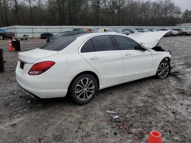 55SWF4JB1GU145946 - 2016 MERCEDES-BENZ C 300 WHITE photo 3